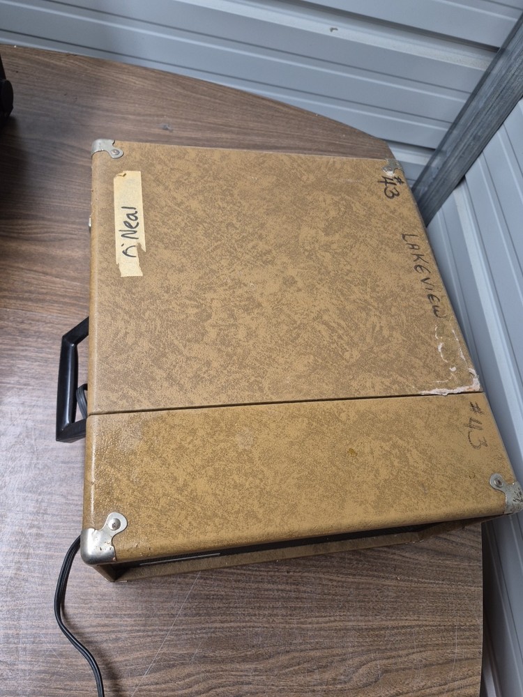 Vintage Audiotronics Model 304A Record Player, 4-Speed Turntable Read