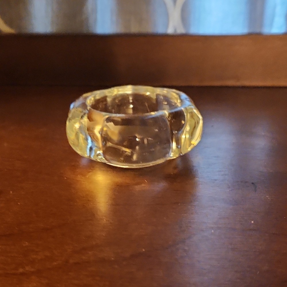 Clear Glass votive candle holder