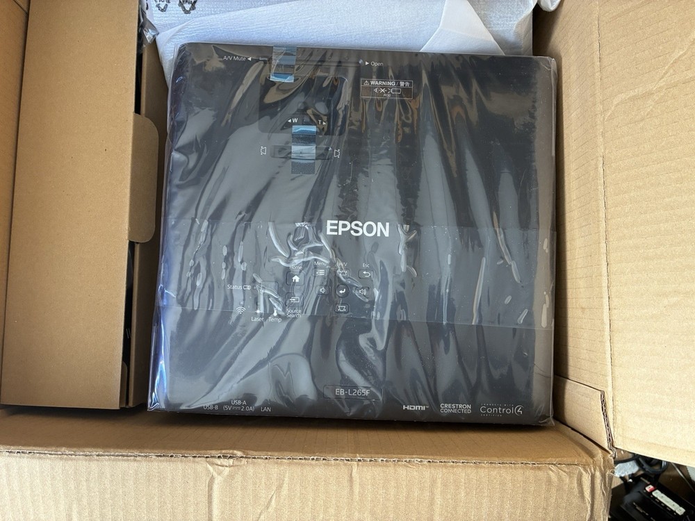 Epson EB-L265F LCD Laser Projector HDMI LAN USB – Open Box – Complete