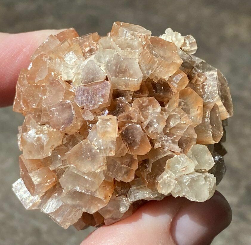 ~Sparkly!~ 2-Toned Moroccan ARAGONITE Cluster / "Sputnik" formation C14