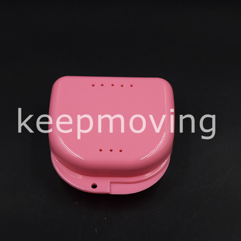 Dental Mouth Box Container Guards Retainer False Teeth Dentures Storage Tray