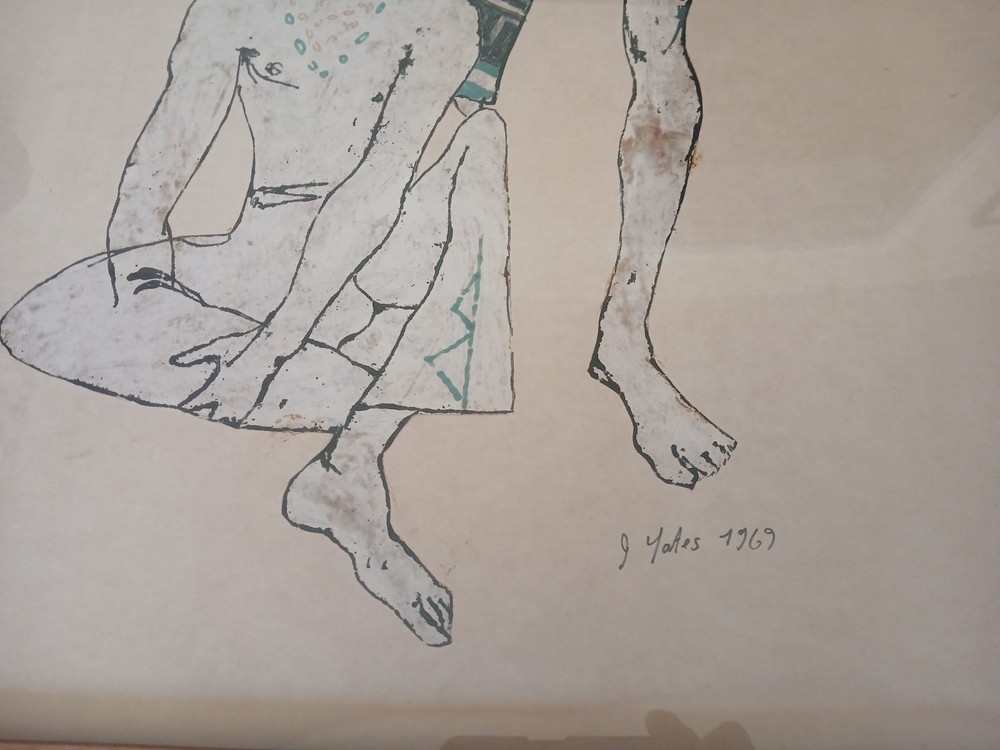Jack Yates 'self portrait' 1969