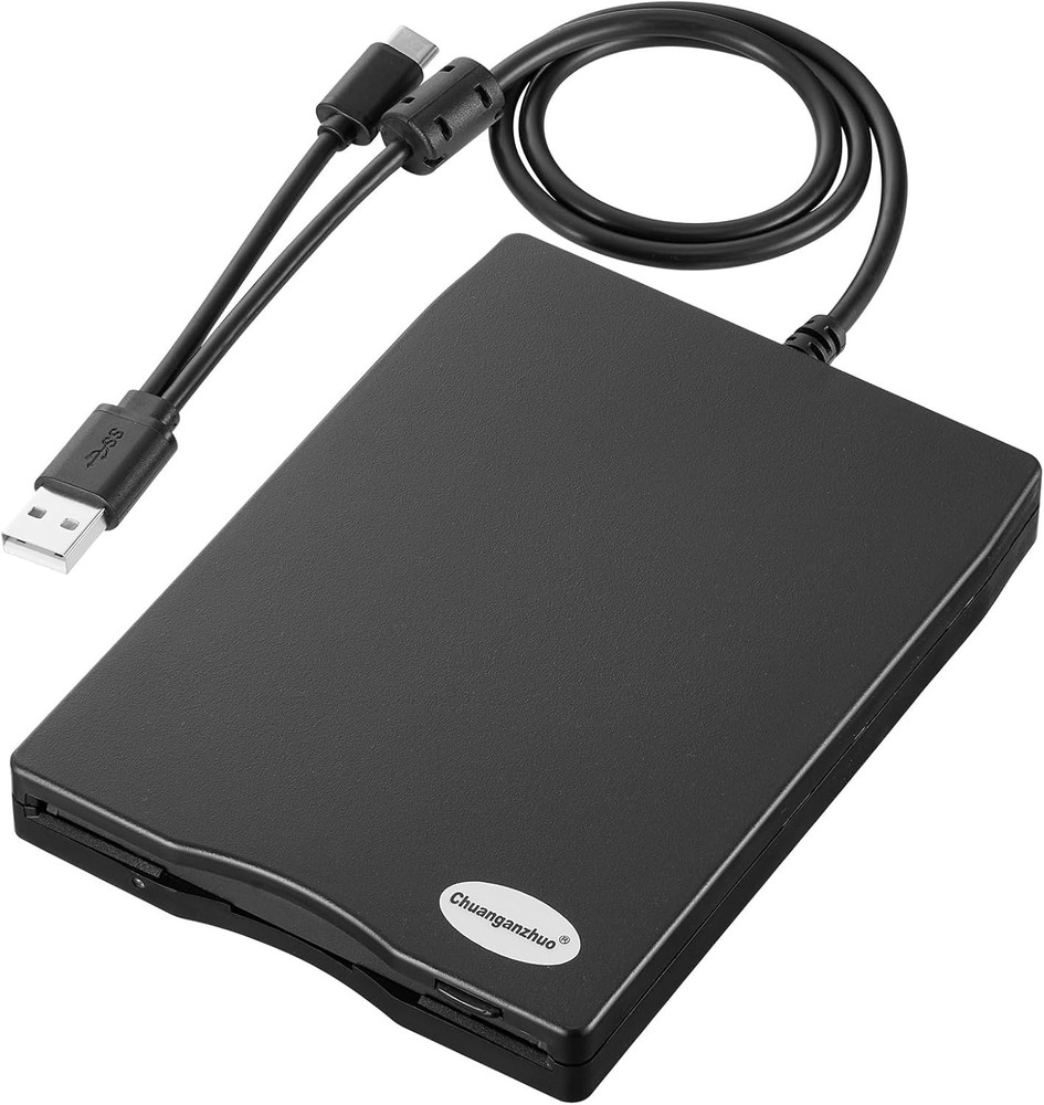 Slim External USB Floppy Disk Drive Reader Windows 11/10
