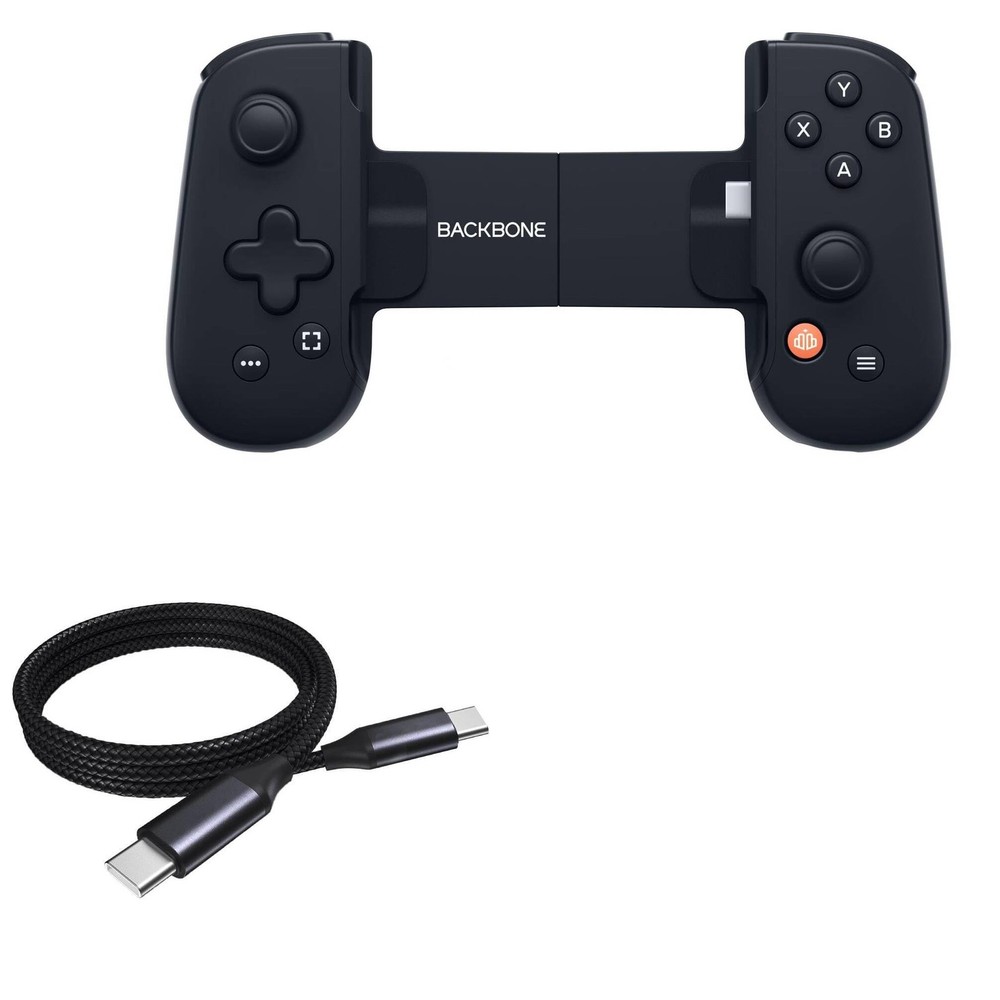 BoxWave Cable Compatible with Backbone One (Android) - 3 feet, Jet Black