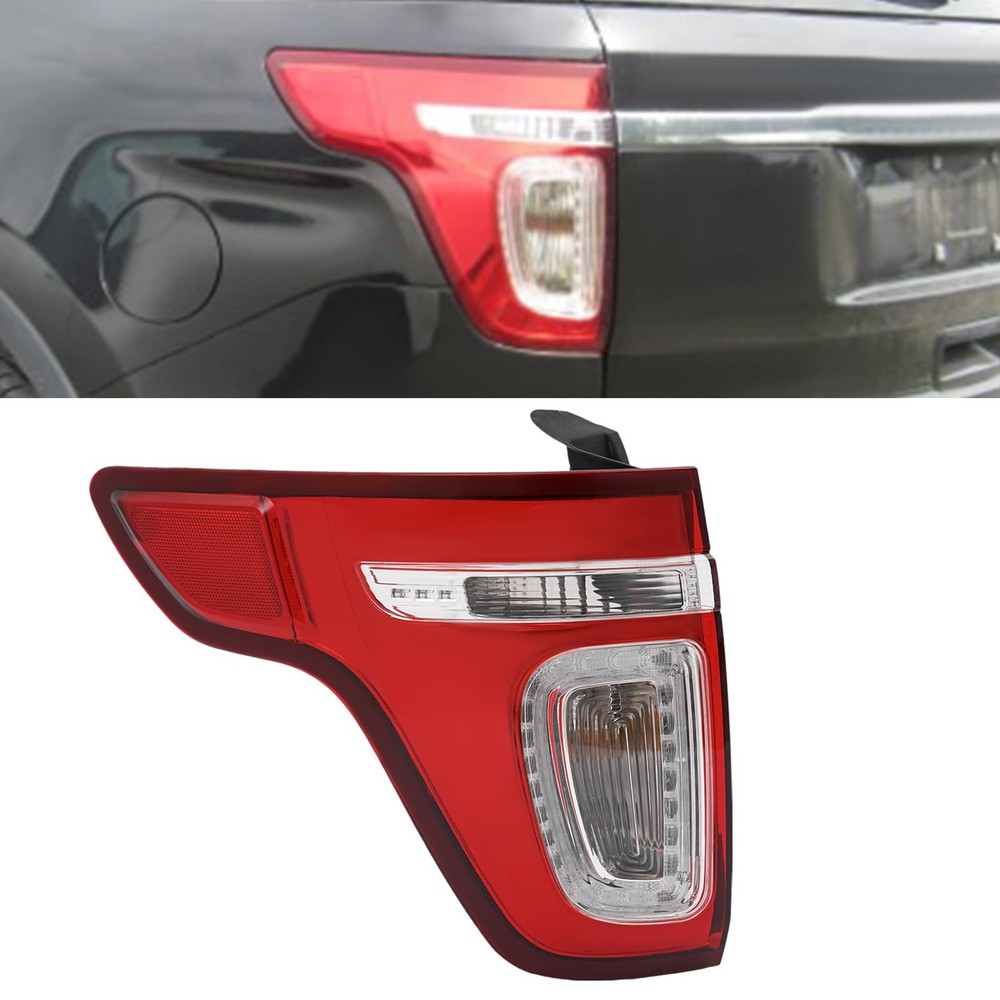 Tail Light for 2011-2015 Explorer Halogen LED Taillight Assembly LH
