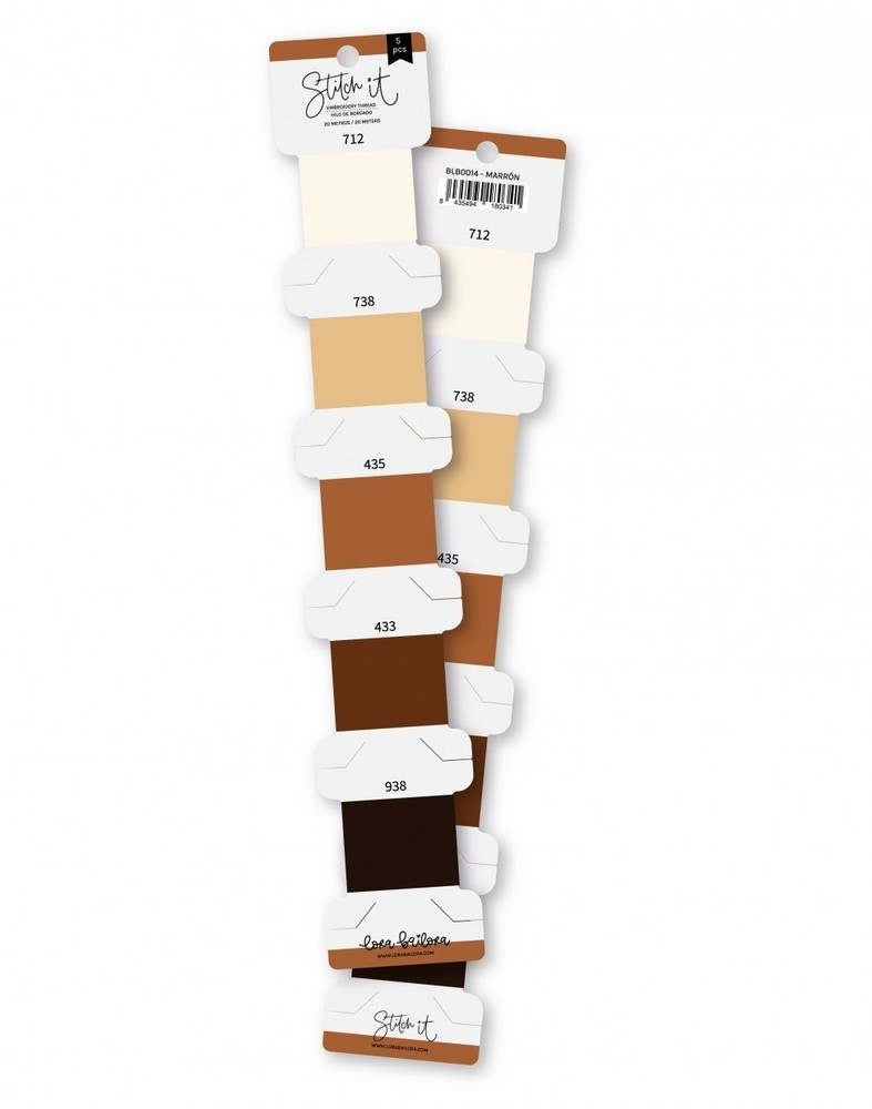 Lora Bailora Stitch it BLB0014 Embroidery Thread Brown