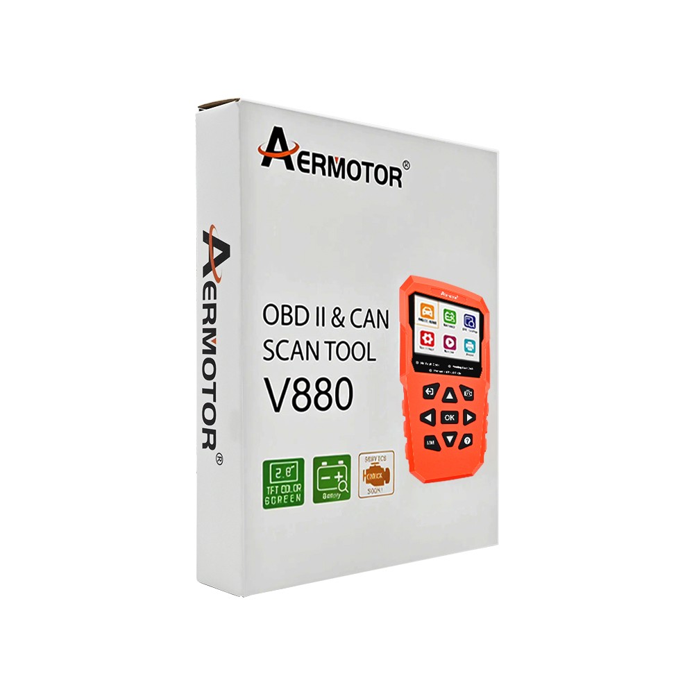 AERMOTOR OBD2 Scanner Code Reader Car Diagnostic Scan Tool Check Engine Fault