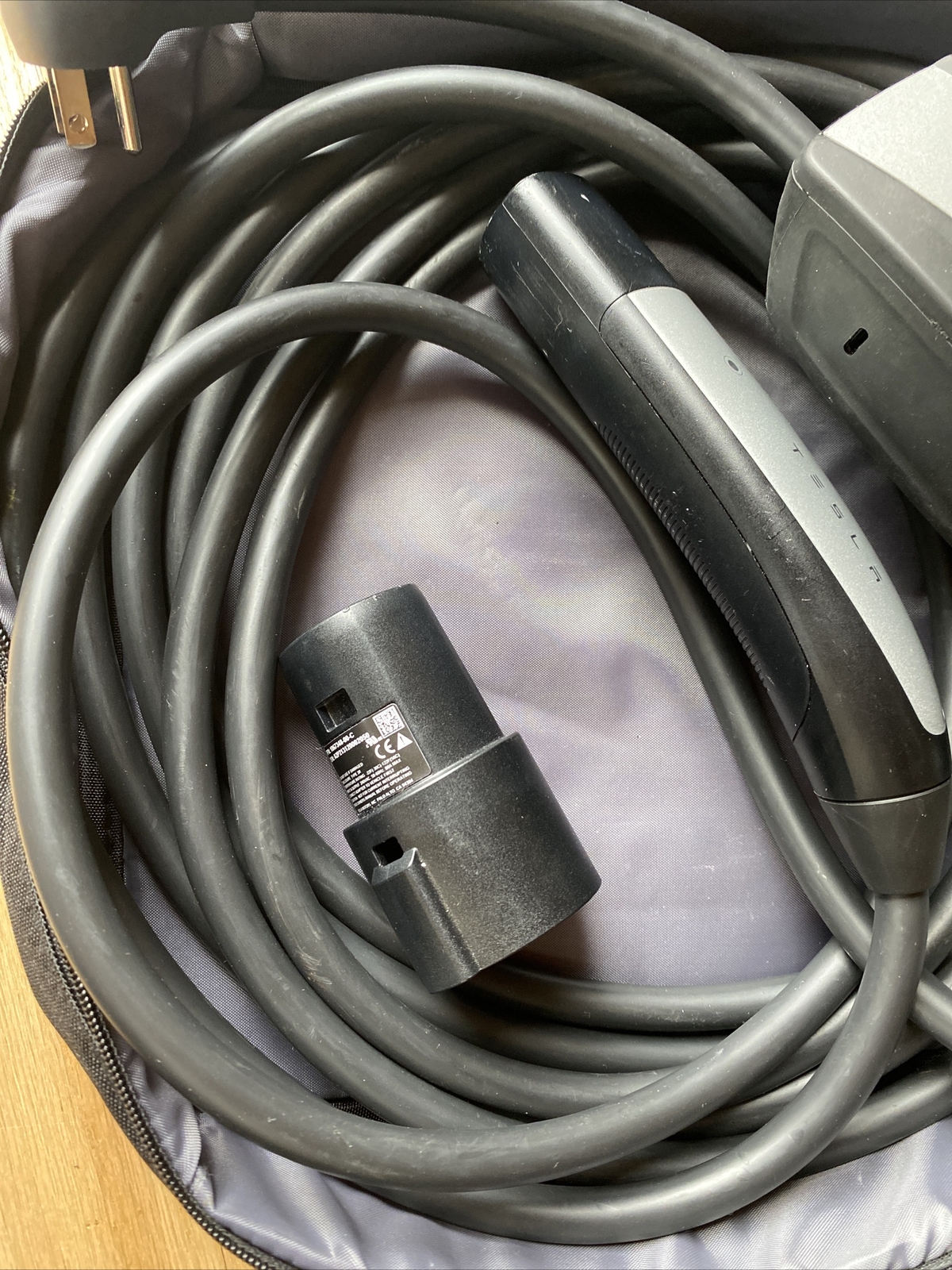 Used Tesla Model Y 3 S X Gen 2 Mobile charger OEM charging kit w/ 120v plug