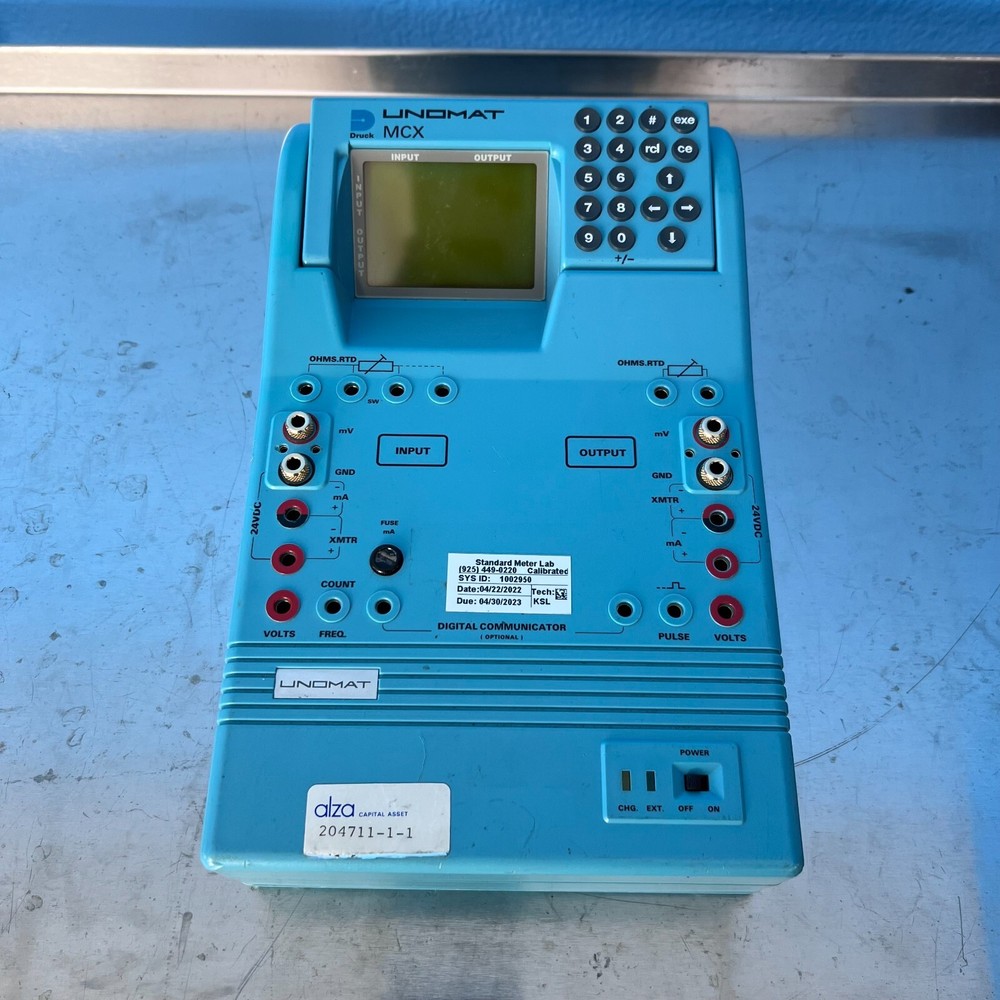 GE DRUCK UNDMAT MCX MULTI-FUNCTION DOCUMENTING CALIBRATOR