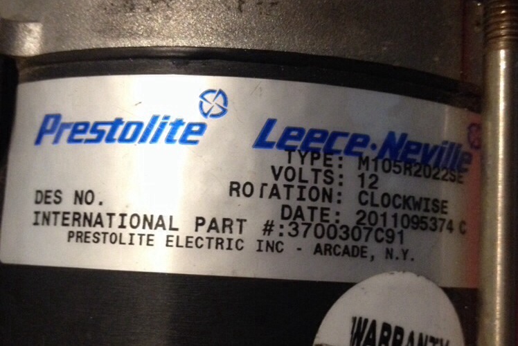 International Leece-Neville Starter 12V 13T LNM105322