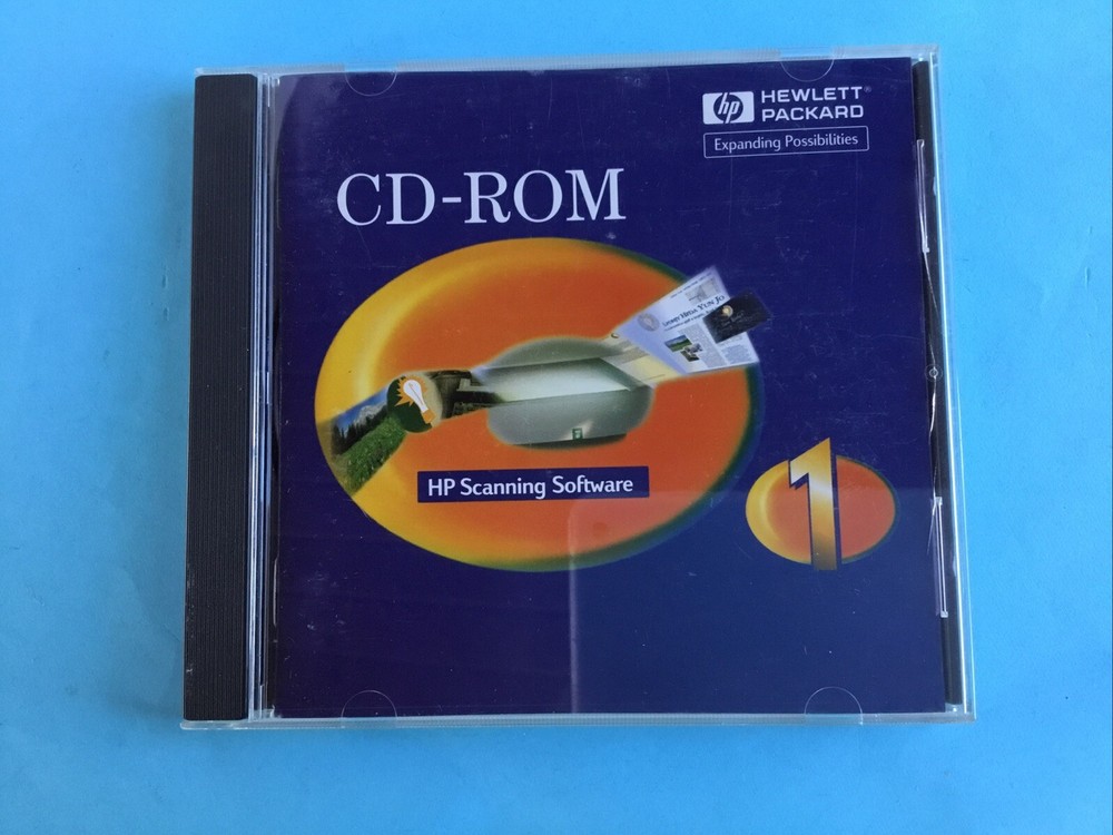 HP Hewlett Packard 1997 PC Scanning Software CD-Rom