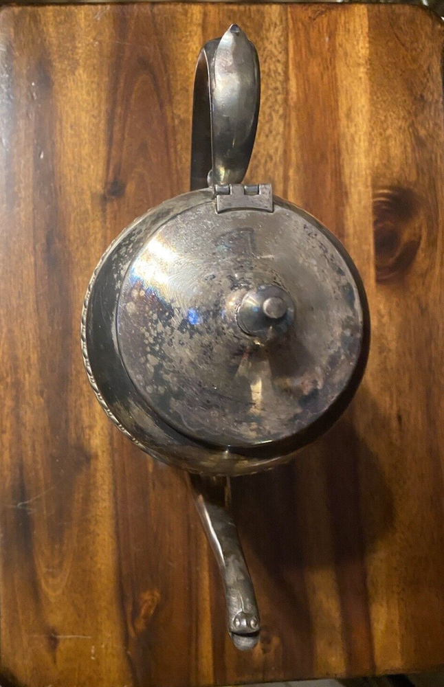 Vintage Silver Plated Coffee / Tea Pot 11" Tall