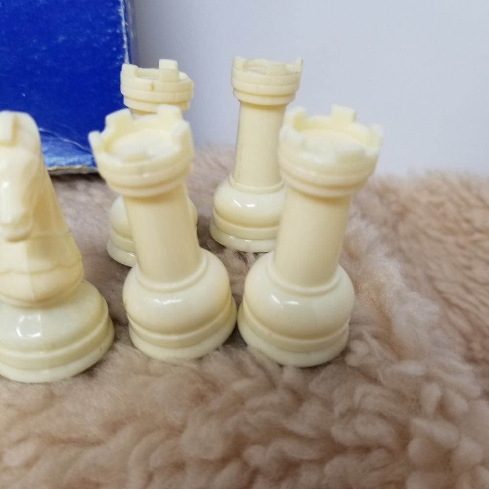 VTG E.S. Lowe Staunton Pattern Tournament Chessmen - 2 Complete Set w/ 1 Box