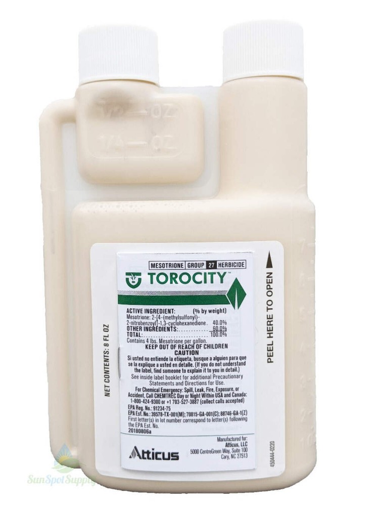 Torocity 4SC Herbicide bottle (8 oz)
