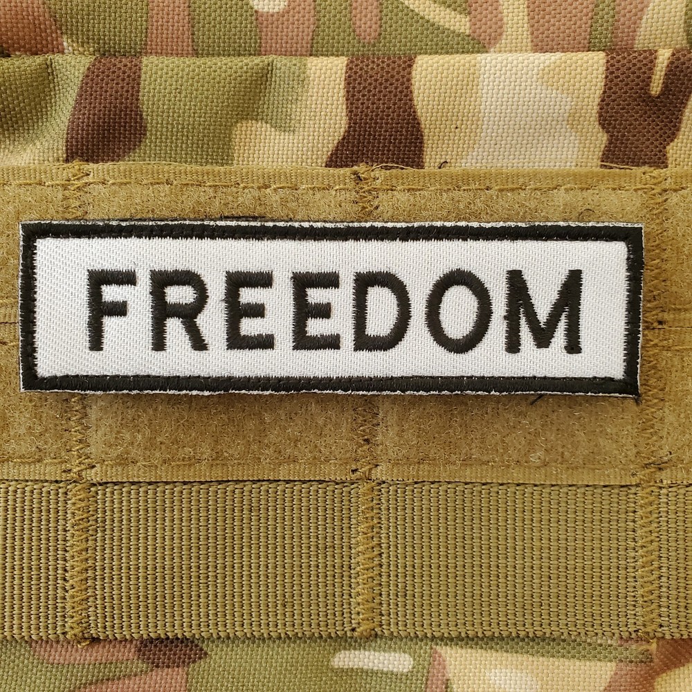 FREEDOM Tactical Morale Patch Hook and Loop