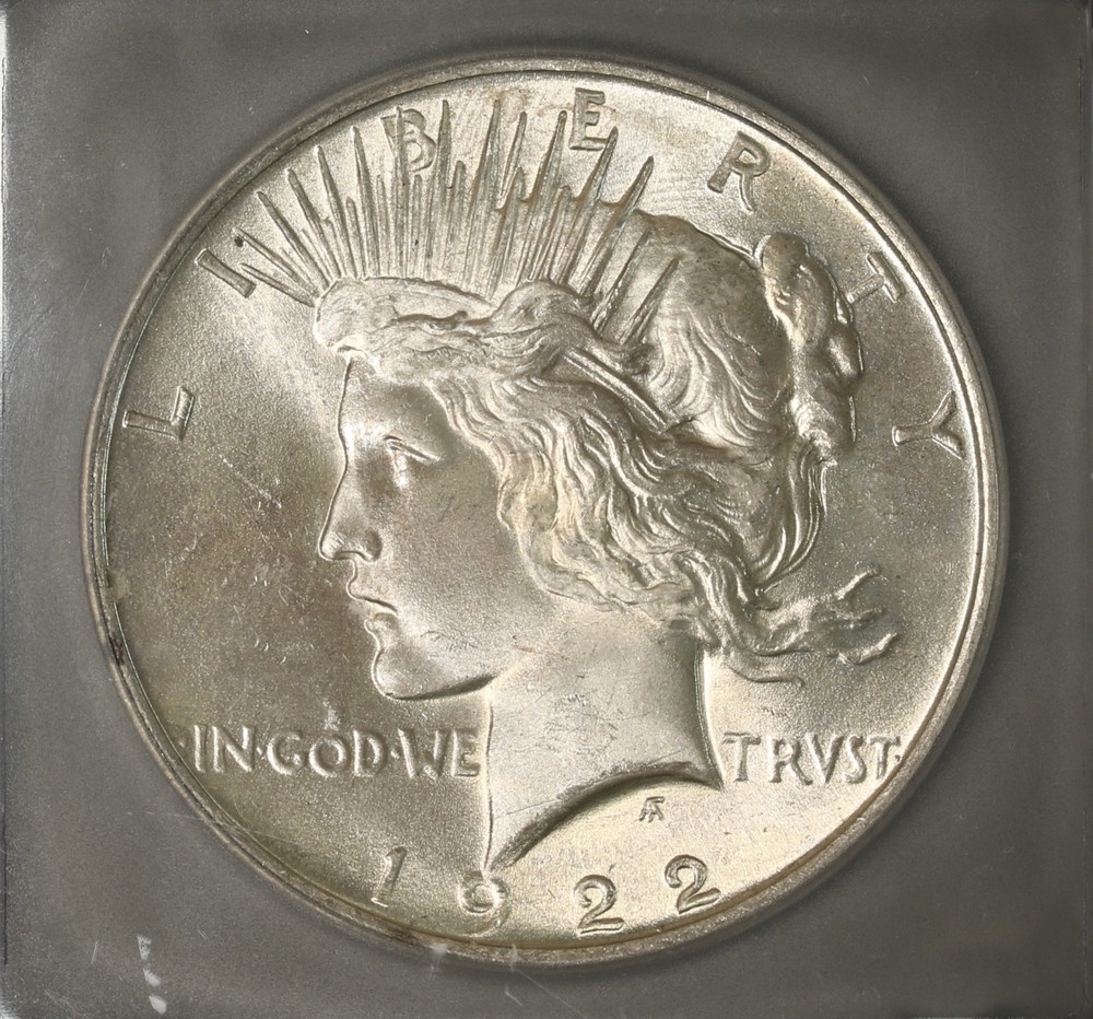 1922 ICG MS66 Peace Silver Dollar