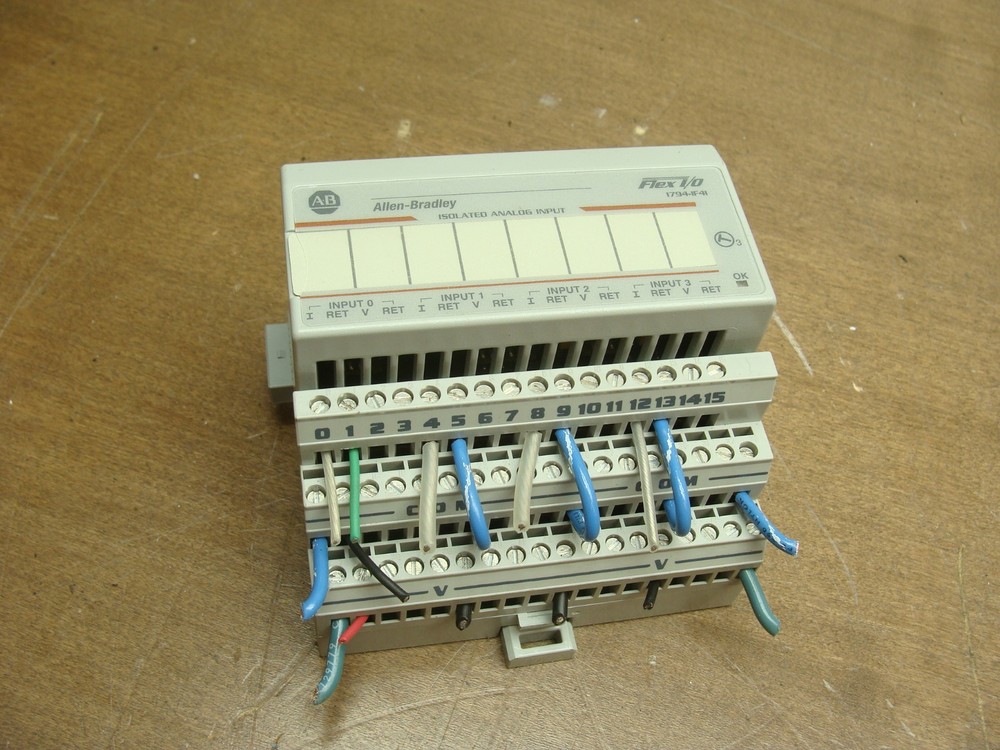 ALLEN BRADLEY FLEX I/O 1794-1F-41 ISOLATED ANALOG INPUT MODULE
