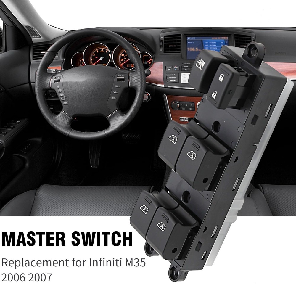 Driver Side Power Window Master Switch, Replacement for Infiniti M35 M45 2006✨💖