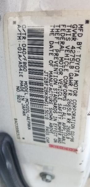 98-99 TOYOTA CAMRY ABS CONTROL MODULE ECM ASSEMBLY