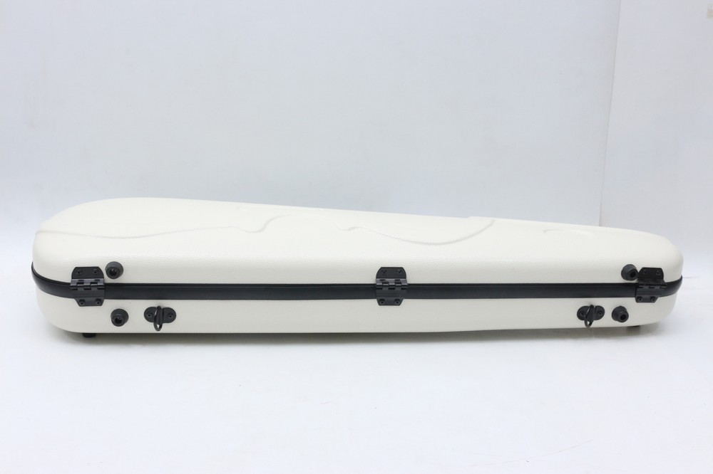 Hard Shell Violin Case 4/4 Full Size Violin Box white Violin Case with Strap bow