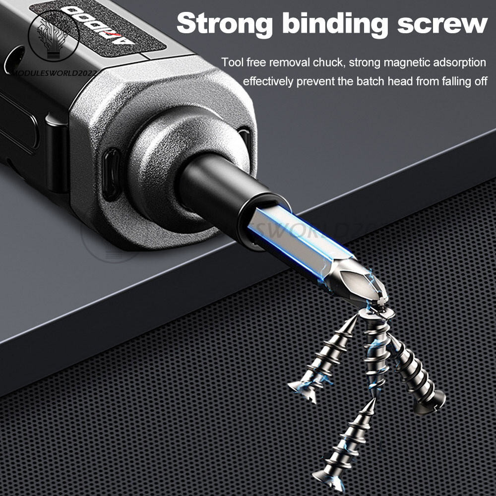Portable Electric Screwdriver set mini Compact USB rechargeable Screw Driver
