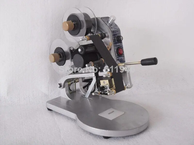 DY-8 Manual Ribbon Coding Machine Direct Heat Type Label Production Date