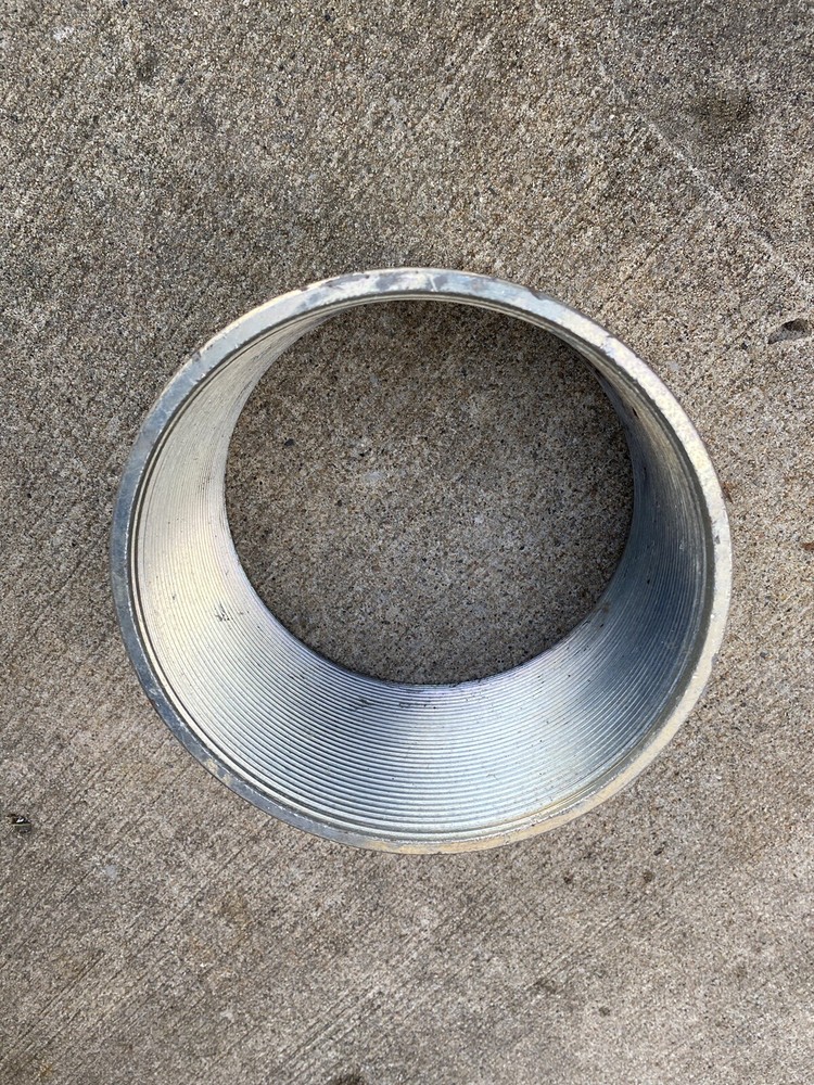 6" Galvanized Steel Conduit Coupling - Coupler Rigid