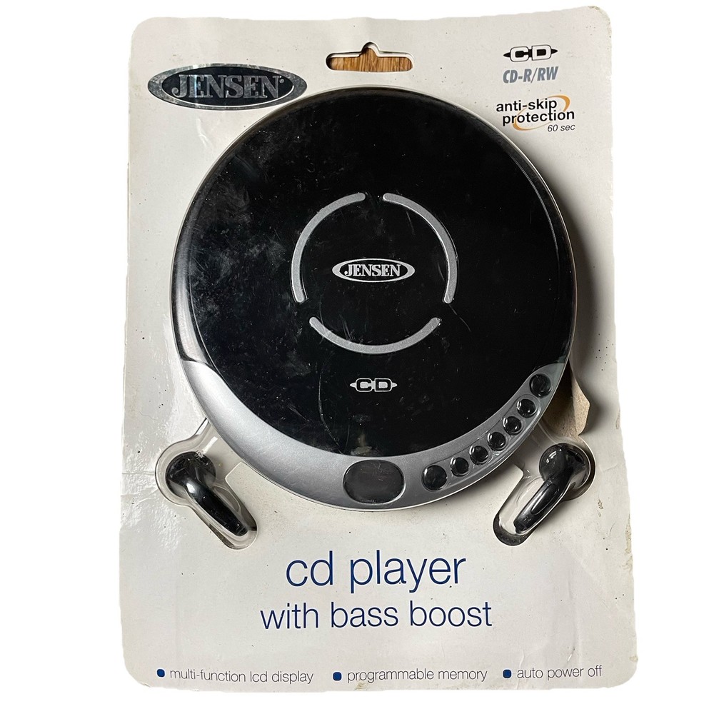 Jensen CD-60C Personal BassBoost Portable compact CD Walkman Player