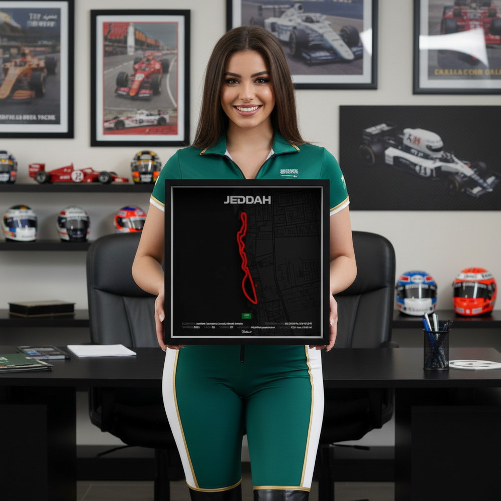 Jeddah Corniche Circuit 3D Shadow Box