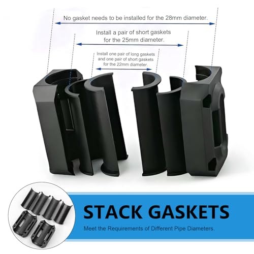 2 PCS Motorcycle Engine Guard Bumper Block, Crash Bar Protector, Anti-Scratch