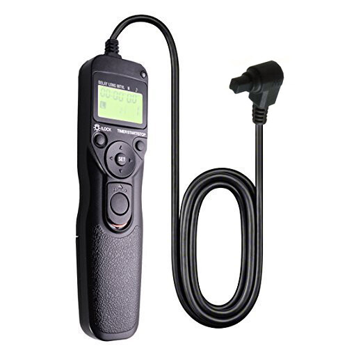LCD Timer Shutter Release Remote Control Cord f/ CANON EOS 7D Mark II,5DS,5DR,1D