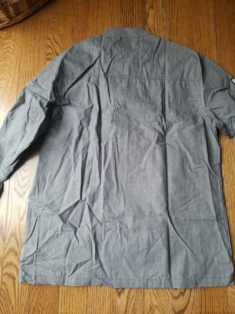 Chefwear Chef Coat Jacket - Gray - Size Large Lightweight. NWOT