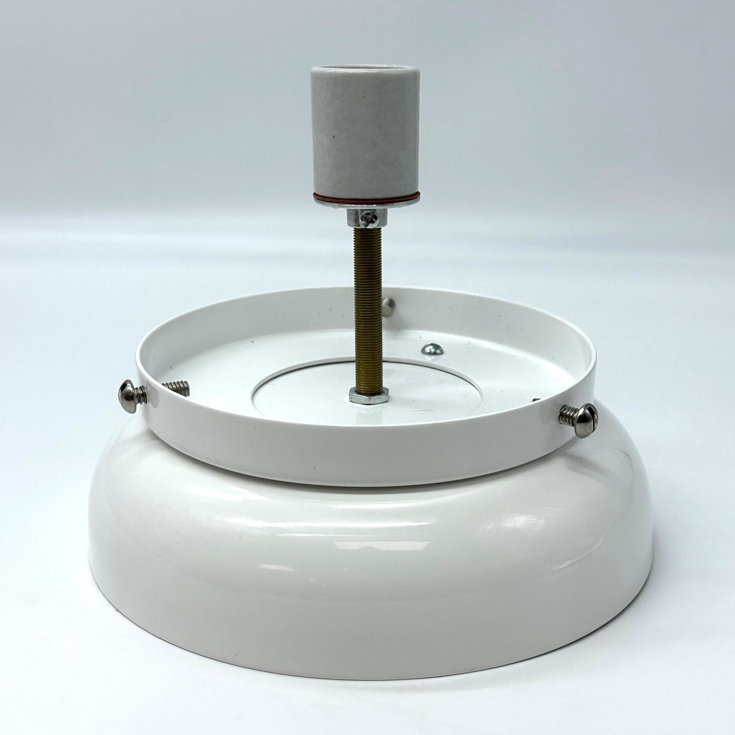 GAS PUMP GLOBE LAMP BASE - 6" BASE W MATCHING COLOR HOLDER - FREE SHIPPING!
