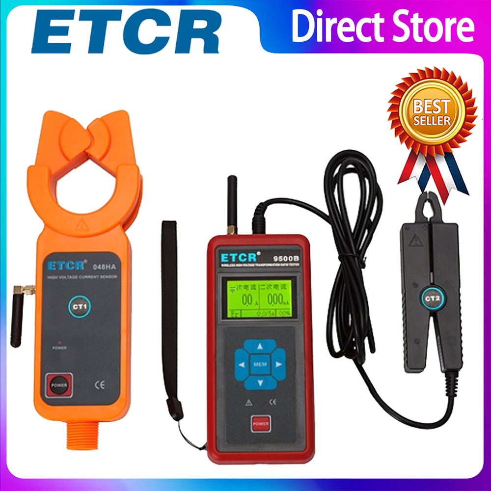 ETCR9500B Wireless High Voltage Current Transformation Ratio Tester ✦KD