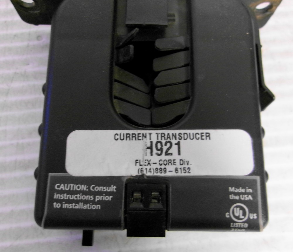 Flex Core H921 Split-Core Current Transducer 0-30/60/120Amp Range 4-20mA
