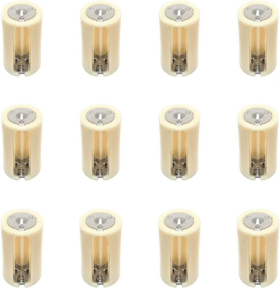 3AA(LR6) to D Size Parallel Battery Convertor Adapter Holder (Pack of...