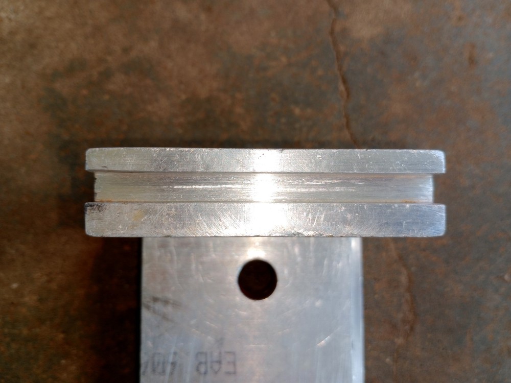 Aluminum Rectangular Industrial Blocks ASTM-B221 3x3x3/4 EAB 407 MPN 5511 Pair