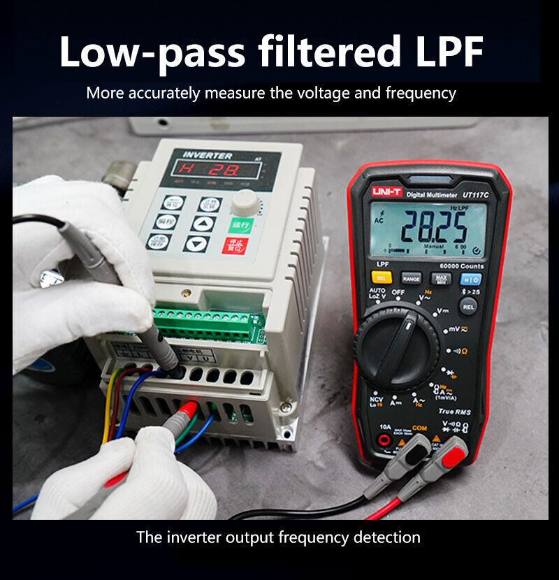 UNI-T UT117C Bluetooth Digital Multimeter True RMS UTCS06A 400A Current Clamp