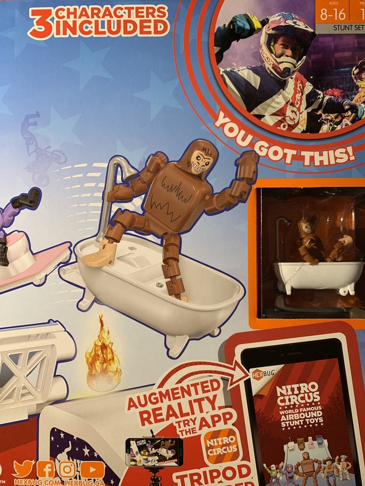 Hexbug The Circus Gigantaramp With 3 Charactors