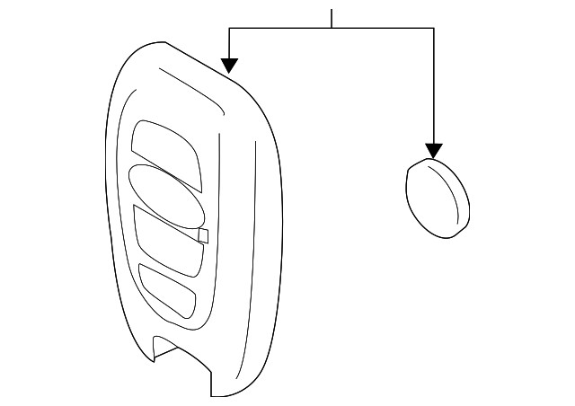 Genuine Subaru Keyless Entry Transmitter 88835FL03C
