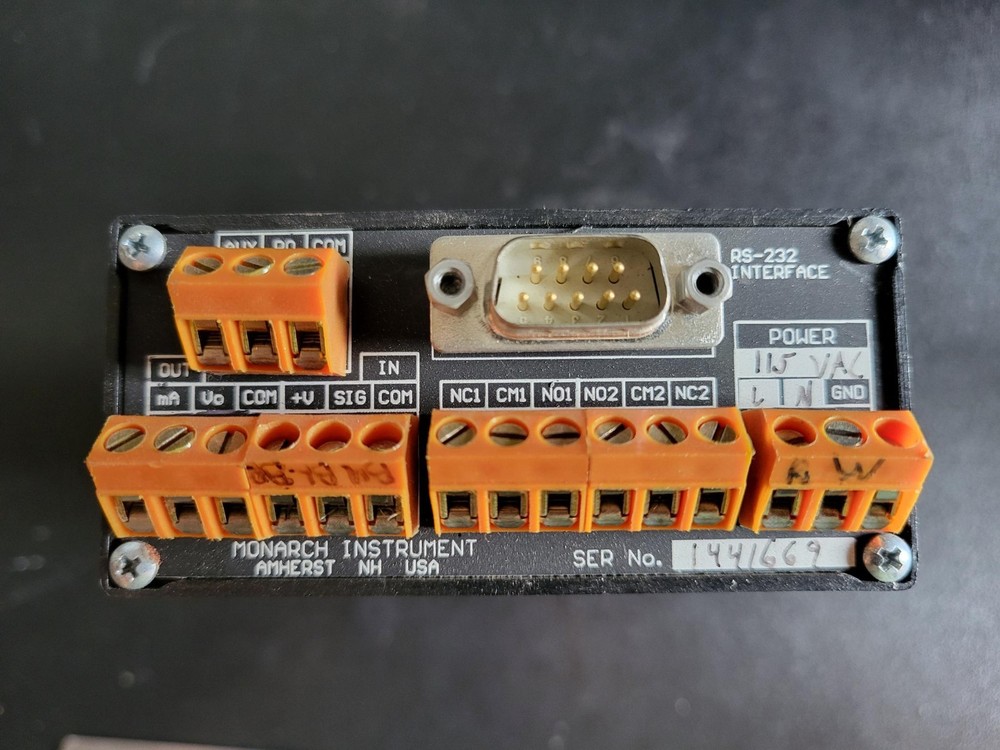 Monarch Instruments ACT-3 115VAC Panel Tachometer/Totalizer, BR