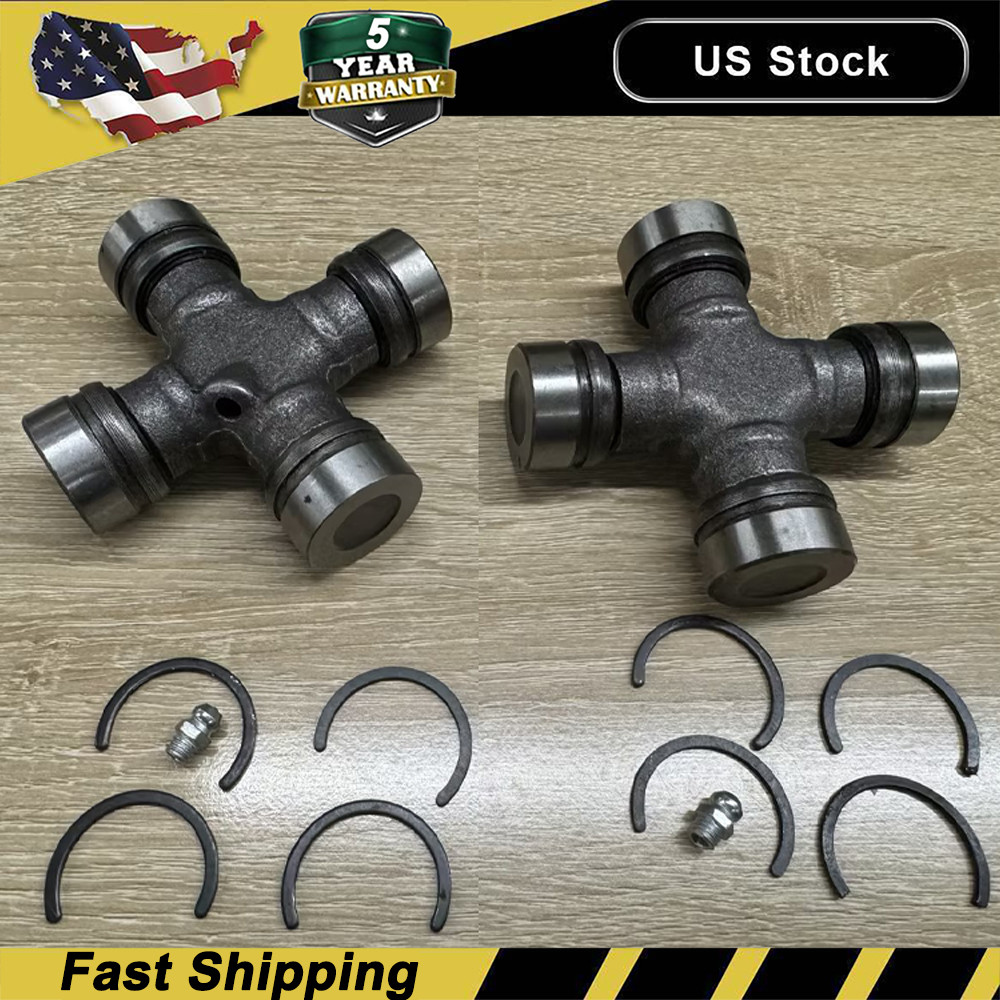 Premium Driveshaft Universal Joints 2pcs Front Rear Moog 534G Greasable US