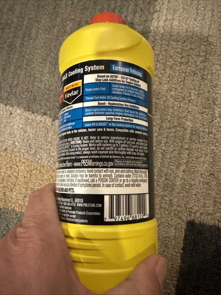 Prestone Max Cooling System Fix & Boost European