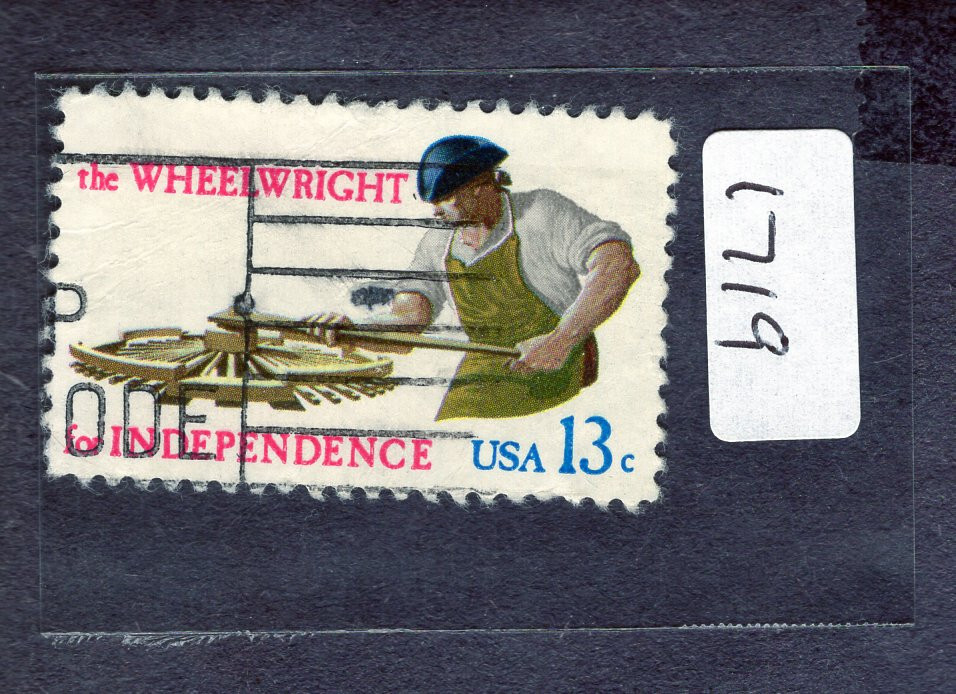 1977 Stamp #1719 Wheelwright Used