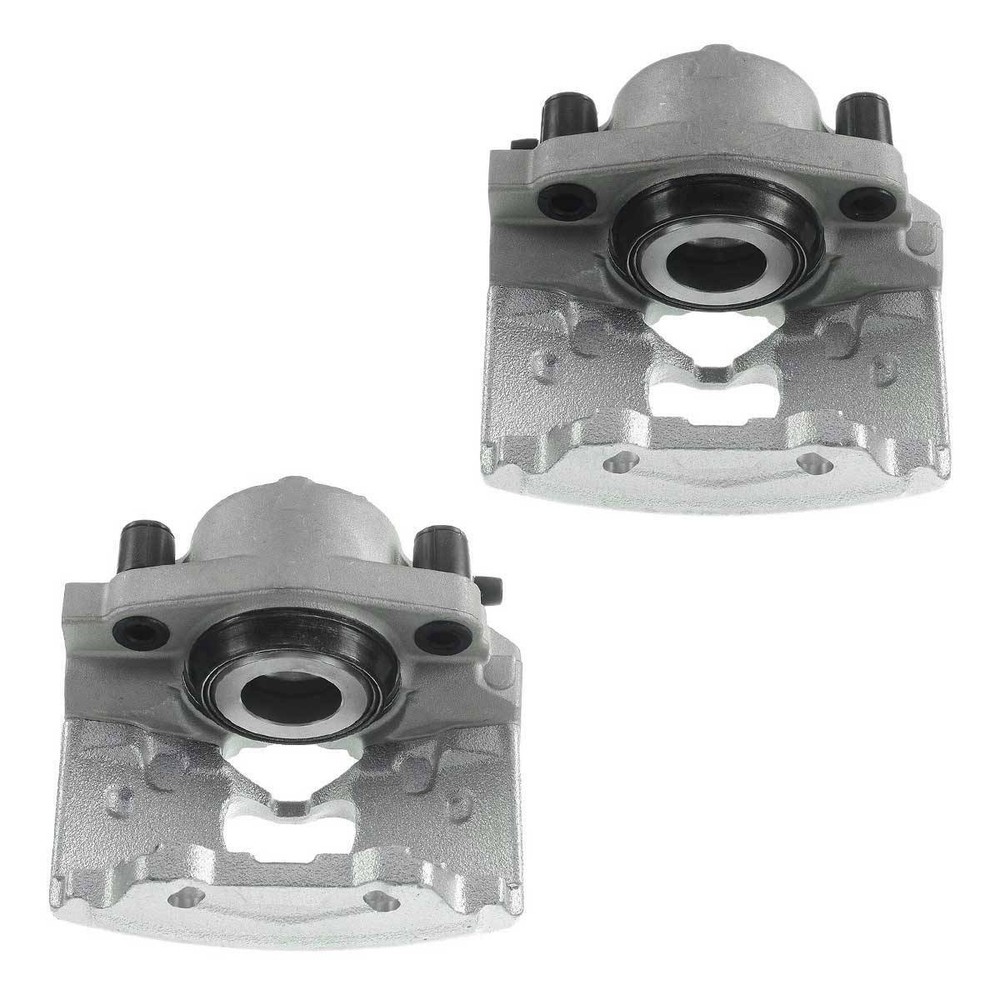 Pair Front Disc Brake Caliper for Saab 9-3 2003 2005 L4 2.0L Linear Model Only