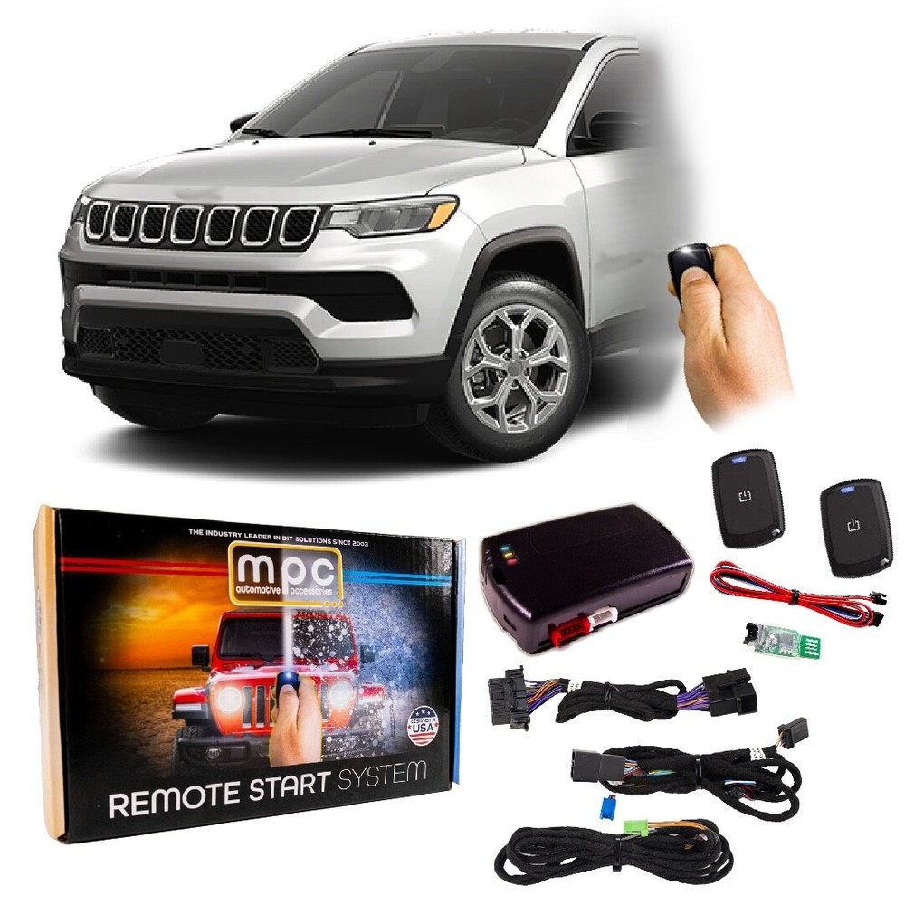 Long Range Remote Start For 2019-2024 Jeep Compass - Semi Plug-n-Play