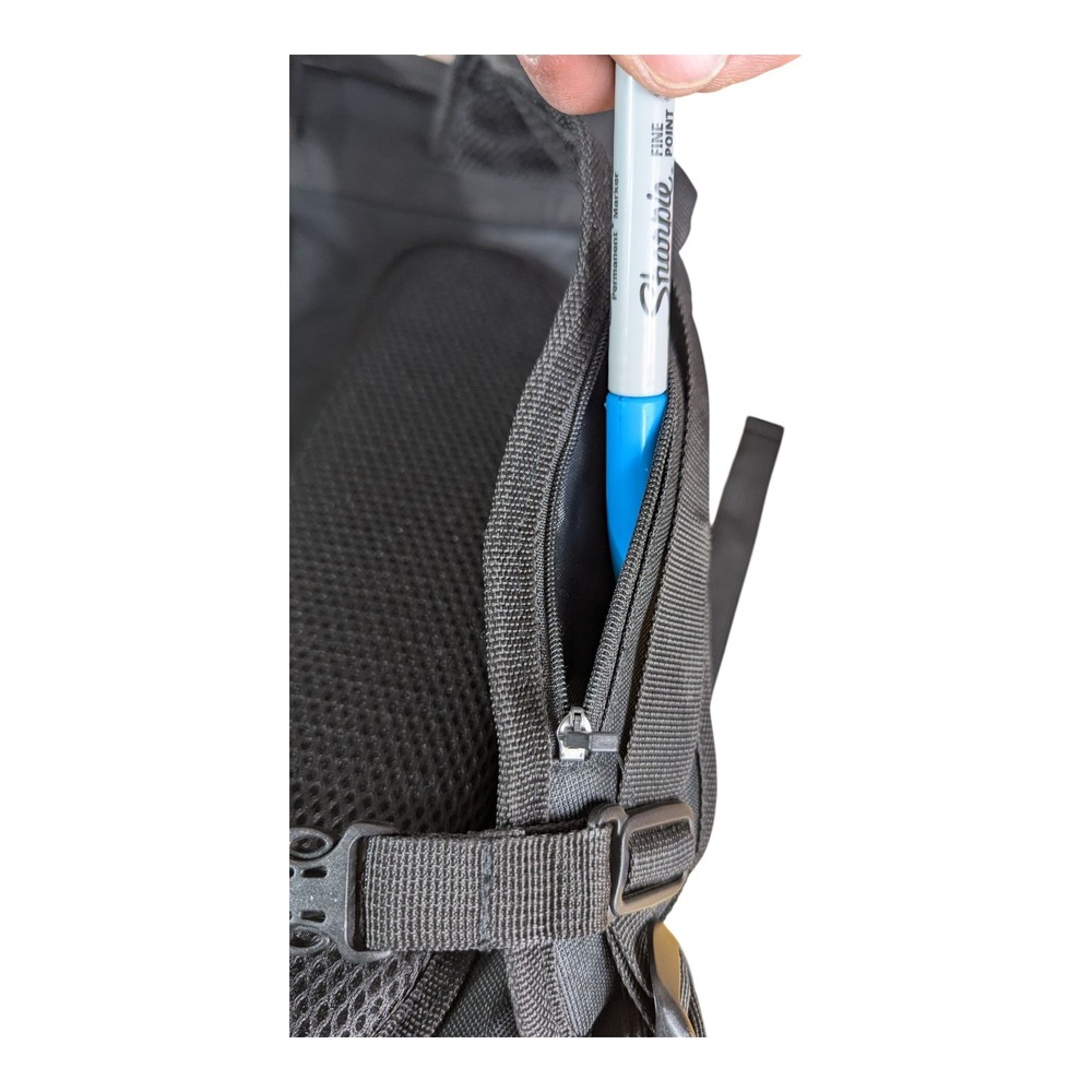 Triumph Motorcycle Backpack Black with Rain Cover