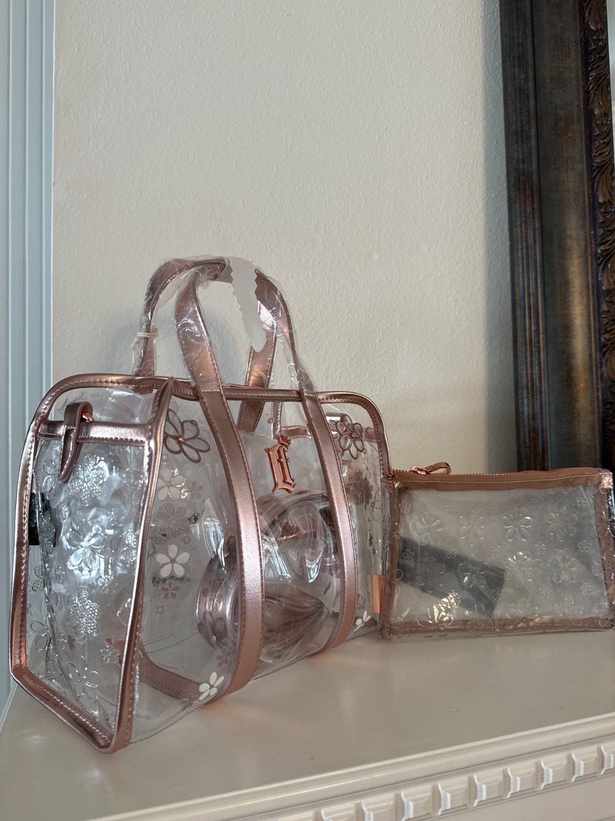 Loungefly Clear Floral Crossbody Bag NWT Beautiful