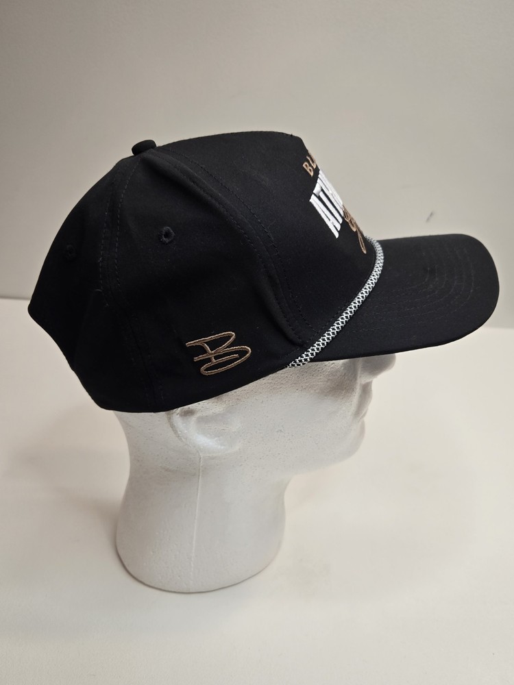 BLAIRS ATHLETIS GOLF HAT BLACK BASEBALL CAP SNAPBACK