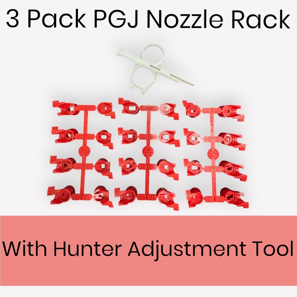 3 - Pack Hunter 538700 PGJ Standard Nozzle Rack Rotor & Adjustment Tool